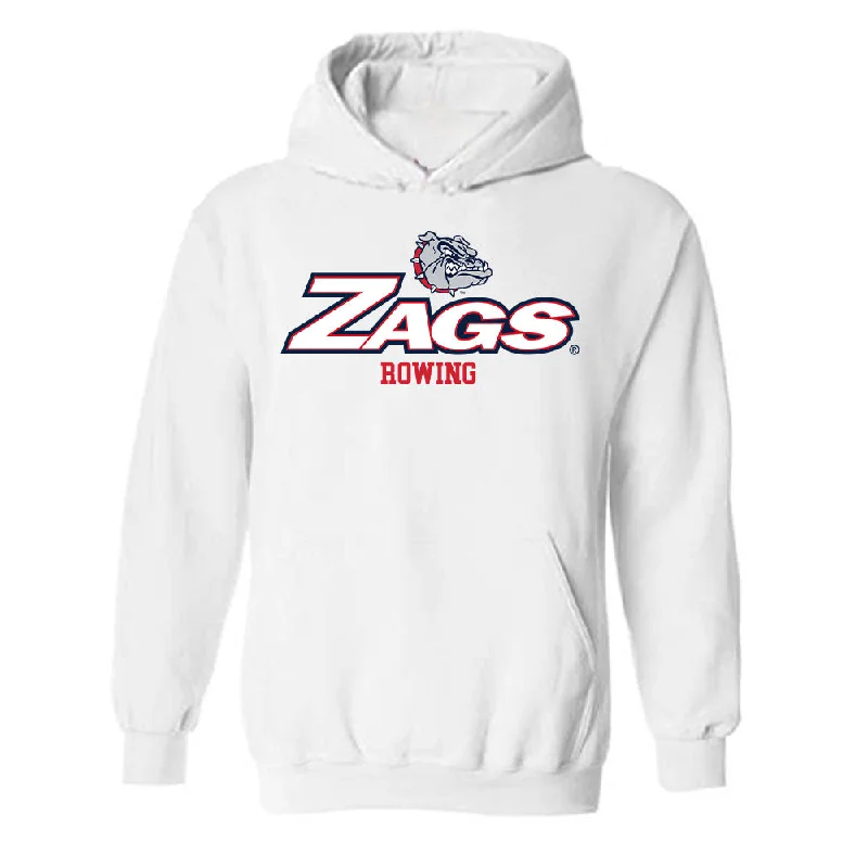 Gonzaga - NCAA Women's Rowing : Kana Barlag - Classic Shersey Hooded Sweatshirt Hoodie with Set-In Sleeves Structured Classic