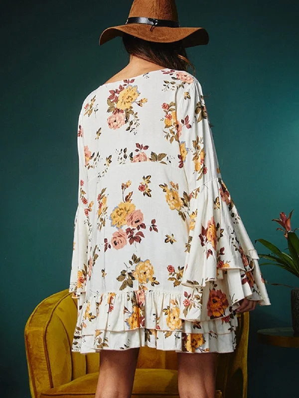 Bohemian Floral Dress