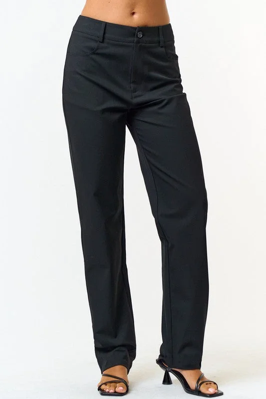 Straight Trouser Pants Trousers Vintage Classic