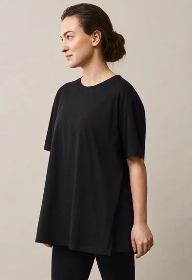 Boob Maternity & Nursing Oversized "The Shirt" Welt Pockets Slit Pockets Flap Pockets