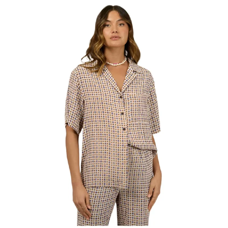 Harri Shirt - Womens Rayon Velvet Corduroy