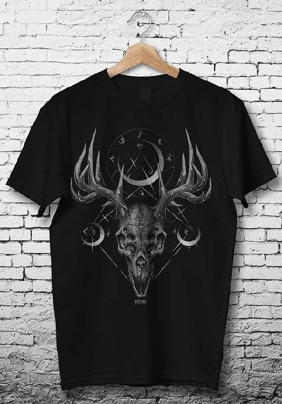 Vengeful Prey [Monochrome] | T-SHIRT Mesh Fabric Canvas Fabric Denim Fabric